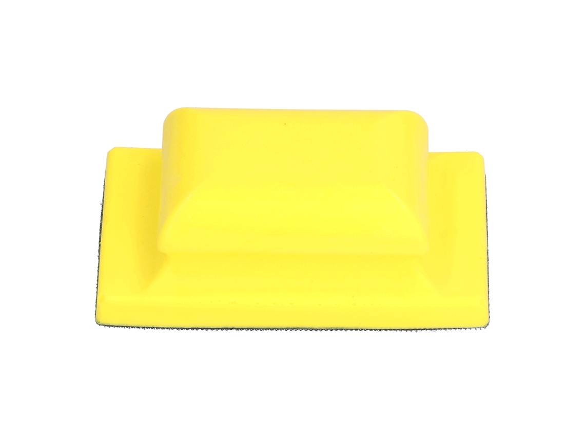 Bloque De Lixa Manual Quadrado De Espuma Pu Com Acessórios De Gancho E Loop Para Polimento De Madeira