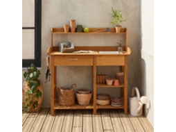 Mesa De Madeira Para Vasos, Madeira Sweeek