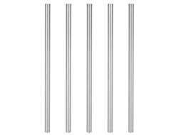 5pcs Eixo Redondo de Aço Inoxidável Φ6mm 150mm para Robôs Tetrix Ftc Frc First Competitivo | S/MARCA