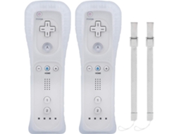 Controle Remoto Wii com Capa de Silicone Pacote com 2 Jun AQUAFORGE
