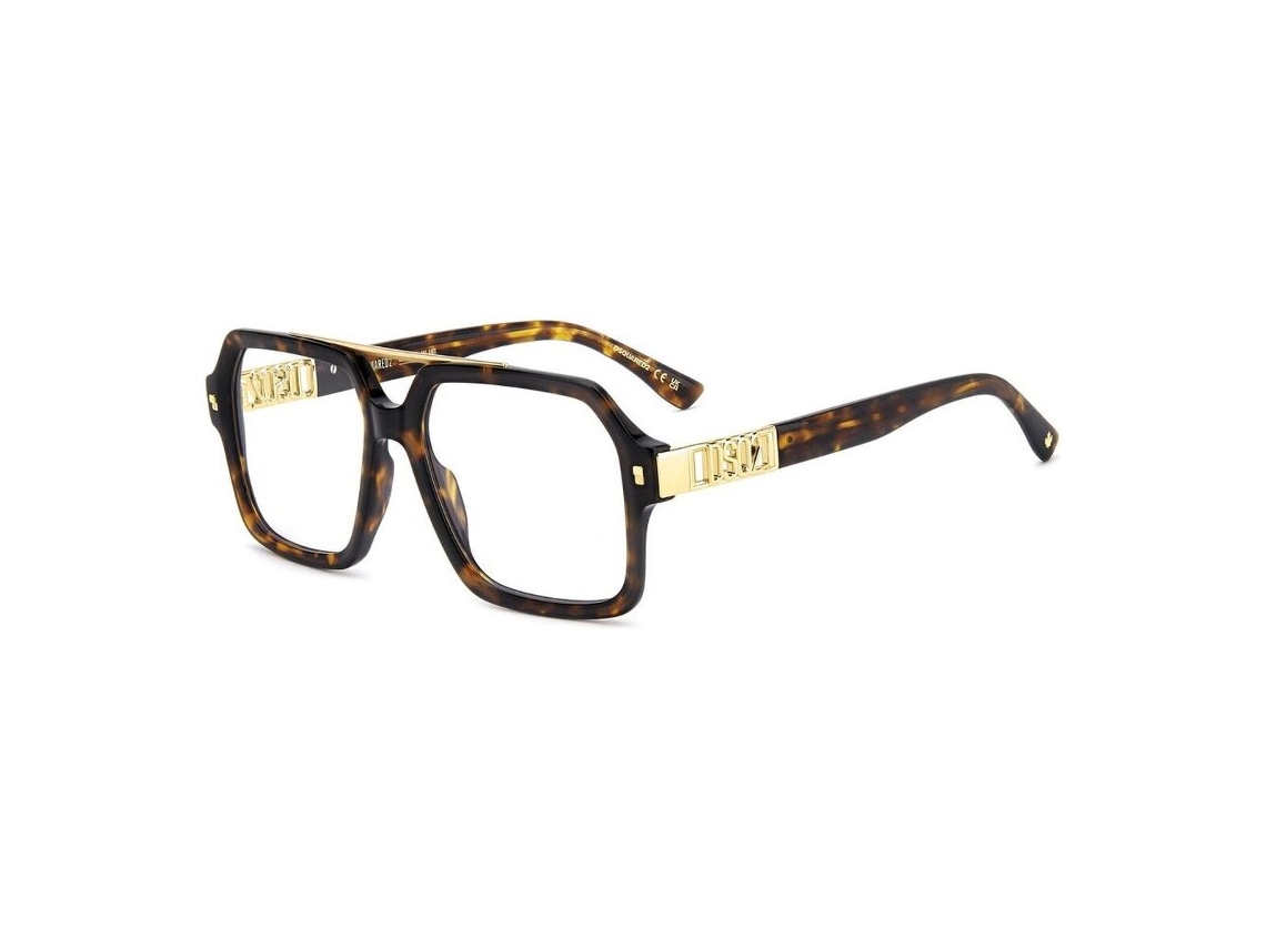 Armações de óculos de acetato masculinas Dsquared2 D2 0174