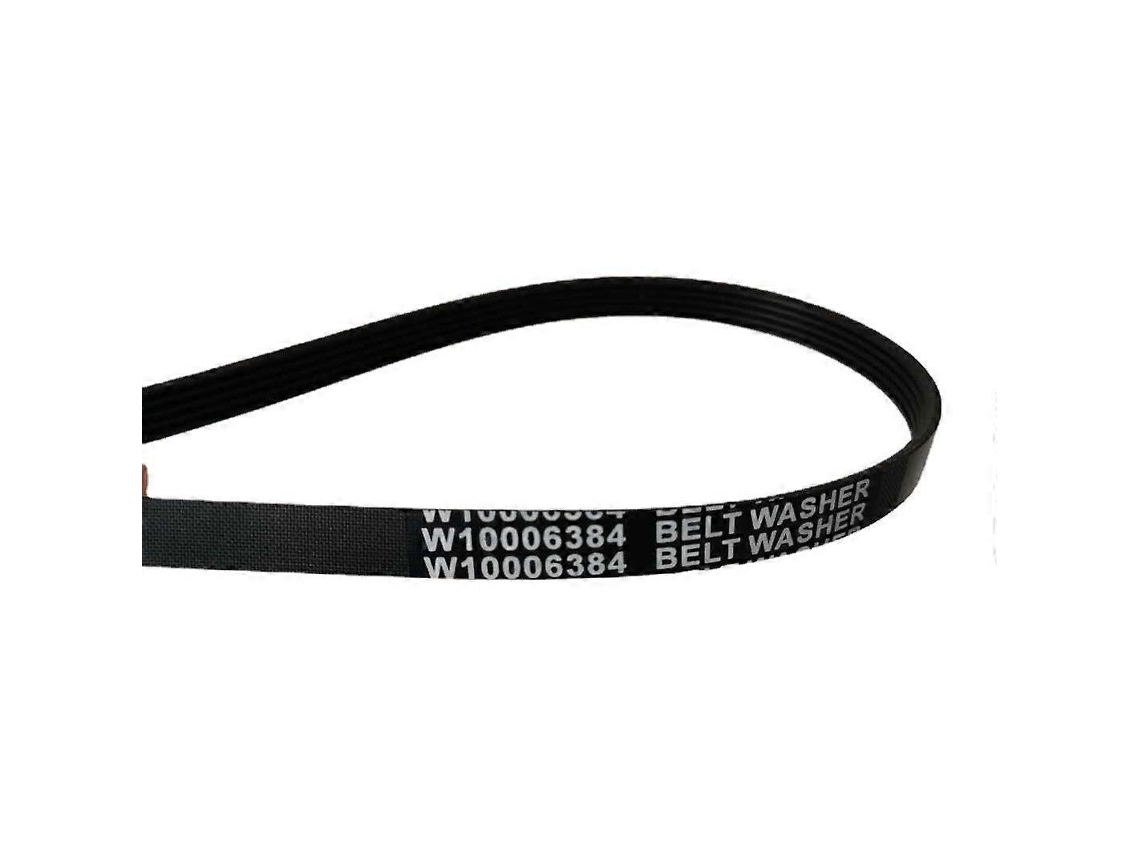 Correa de Transmisión para Lavadora W10006384 5epj556 1871380 Ah2579381 de Goma Resistente Y Duradera 11.7 Mm Ancho