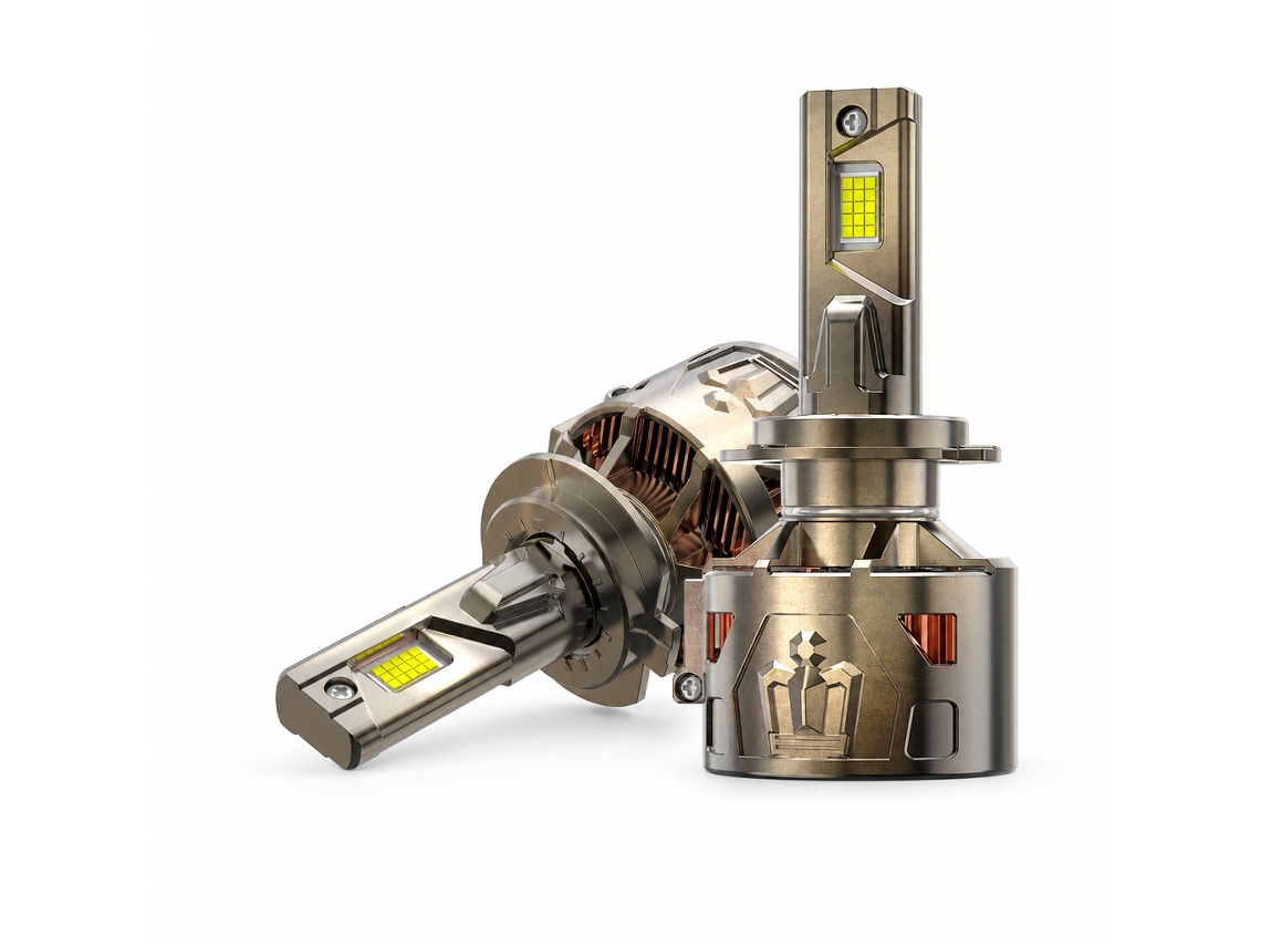 Lâmpada Led Para Farol De Carro 9012, 330 W, 33000 Lm, Cor Bronze, Redsea