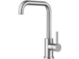 Adaptador Para Torneira, Em Aço Inoxidável, Batedeira Giratória 360°, Com Conexão Monocomando Em L De 1/2"