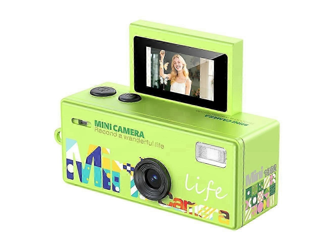Mini Câmara Digital Retrô Lk-030 Com Ecrã Articulado De 0,96 Polegadas E Gravação De Vídeo