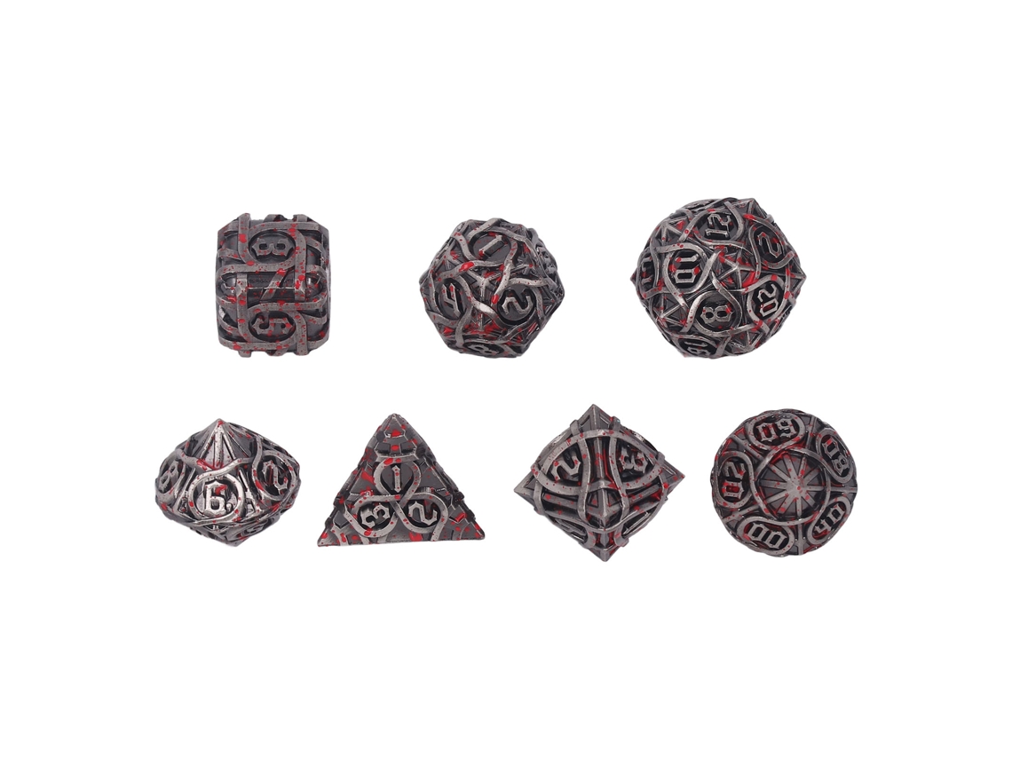 Conjunto De Dados De Metal Resistente Sangue Equilíbrio Zinco