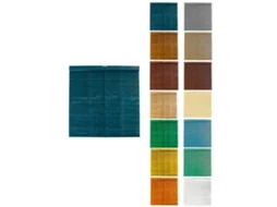 Persiana De Madera Alicantina Con Polea Metálica - Estor Enrollable Para Ventanas, Puertas, Salón Azul (barnizada) 100 X 200 Cm