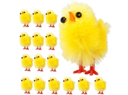 60 Mini Pintinhos de Páscoa, Amarelos, Decoração, Brinquedo, Jardim, Presentes