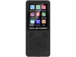 Reprodutor De Mp3 Mp4, Bluetooth 4 2, Suporta Cartão De Memória 32gb Com Gravação Música, Rádio, Vídeo, Leitor De E