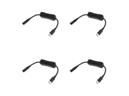 Kit Com 4 Cabos Extensores Usb-c Macho Para Fêmea Interruptor, Tipos