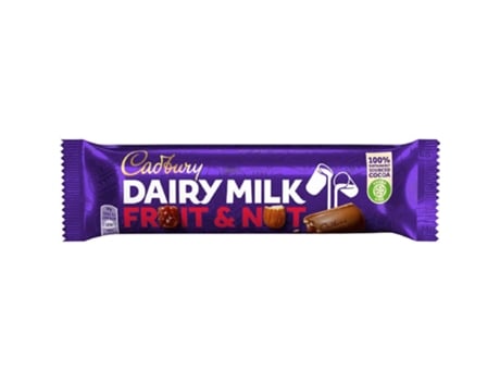 Snack de Chocolate de Leite com Frutos Secos e Passas Dairy Milk CADBURY