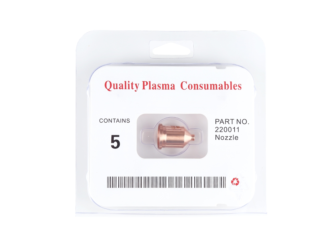Conjunto de 5 peças 220011 peças de consumíveis para tocha de corte a plasma Bicos para Max1650