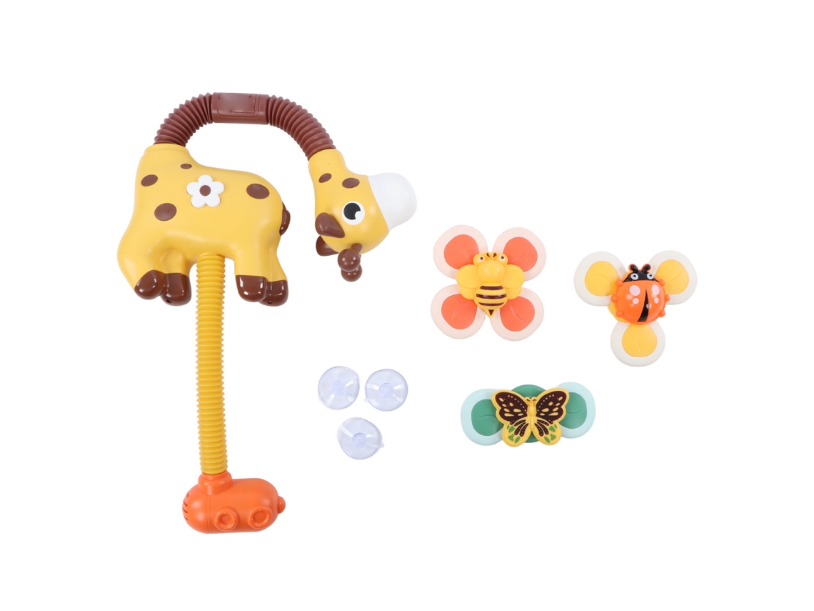 Primerox brinquedos de Banho para Bebê com Chuveiro Ajustável 360° Projeto À Prova D'água Animais