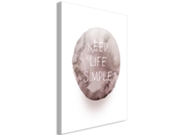 Quadro ARTGEIST Keep Life Simple (1 Part) Vertical (60x90)