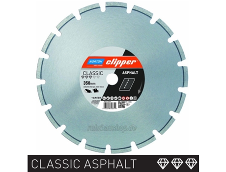 Disco CLIPPER Classic Asphalt H10 350X25.4