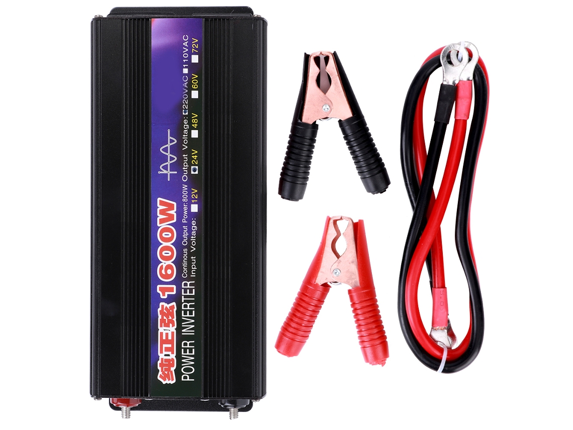 Inversor De Energia 1600w Ondas Senoidais Puras Transformador Elevador De Tensão Alta Eficiência Para Casa E Carro Dc48v Para Ac220v