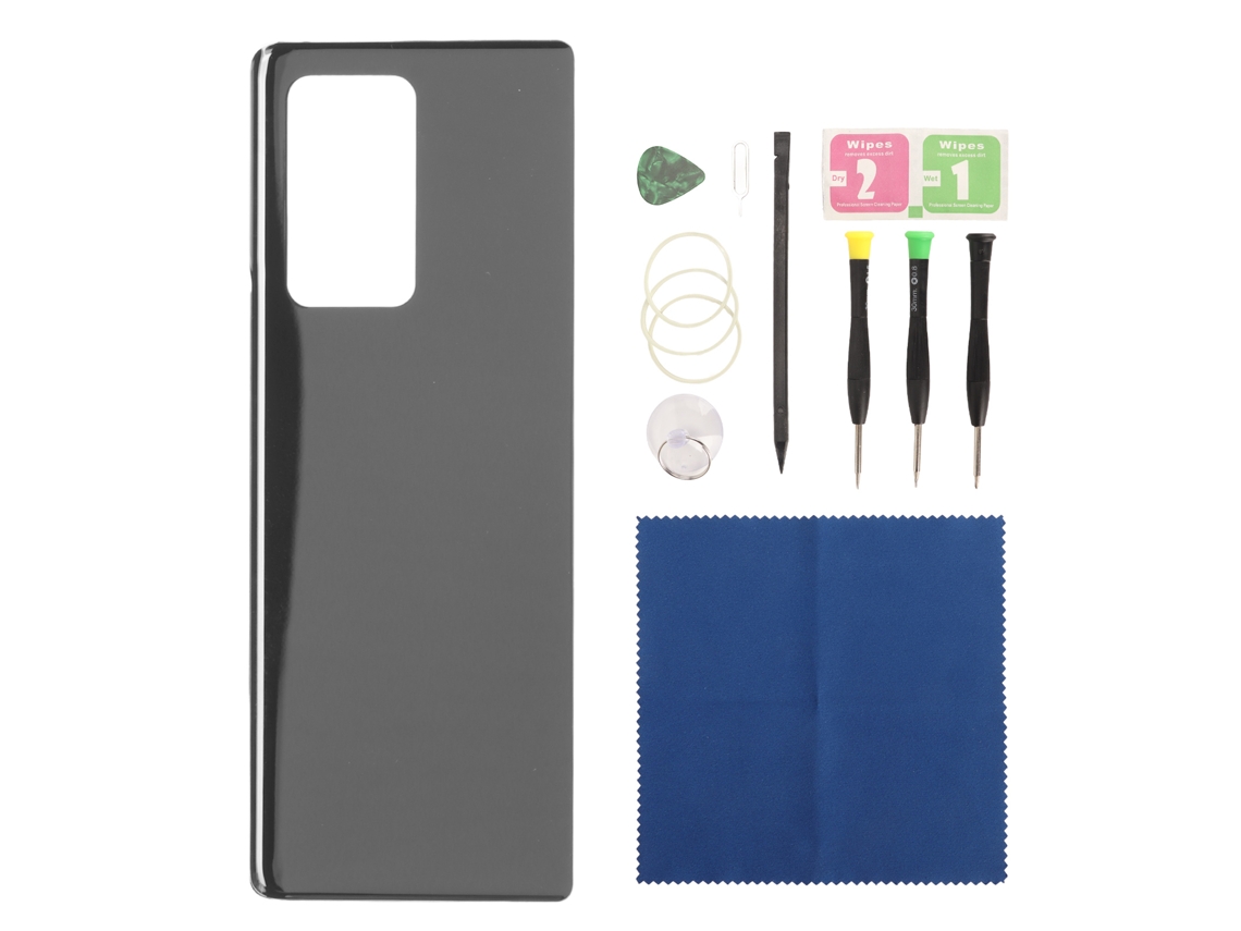 Tampa Traseira de Vidro EOOCOO para Galaxy Z Fold 2 5G com Adesivo Pré-instalado