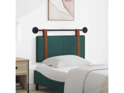 Vidaxl Cabeceira Suspensa Verde Escuro Pu Antigo