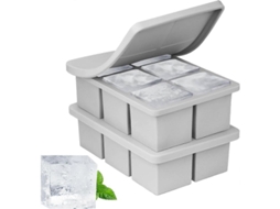 Bandeja de Gelo em Silicone, 2 peças, Cubos de 5cm | S/MARCA