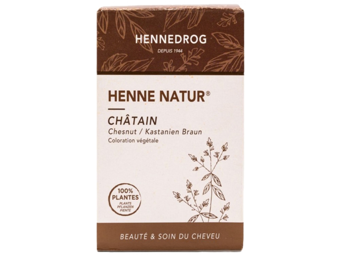 Hena Castanha Natural 90 G HENNEDROG