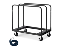 Carro Porta Pratos Carga 816 Kg 3 Corrimãos Laterais 955 X 610 X 935 Mm Vevor