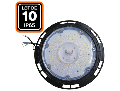 10 lâmpadas industriais suspensas Ufo alto 240W Ip65 branco frio 6000K EUROPALAMP