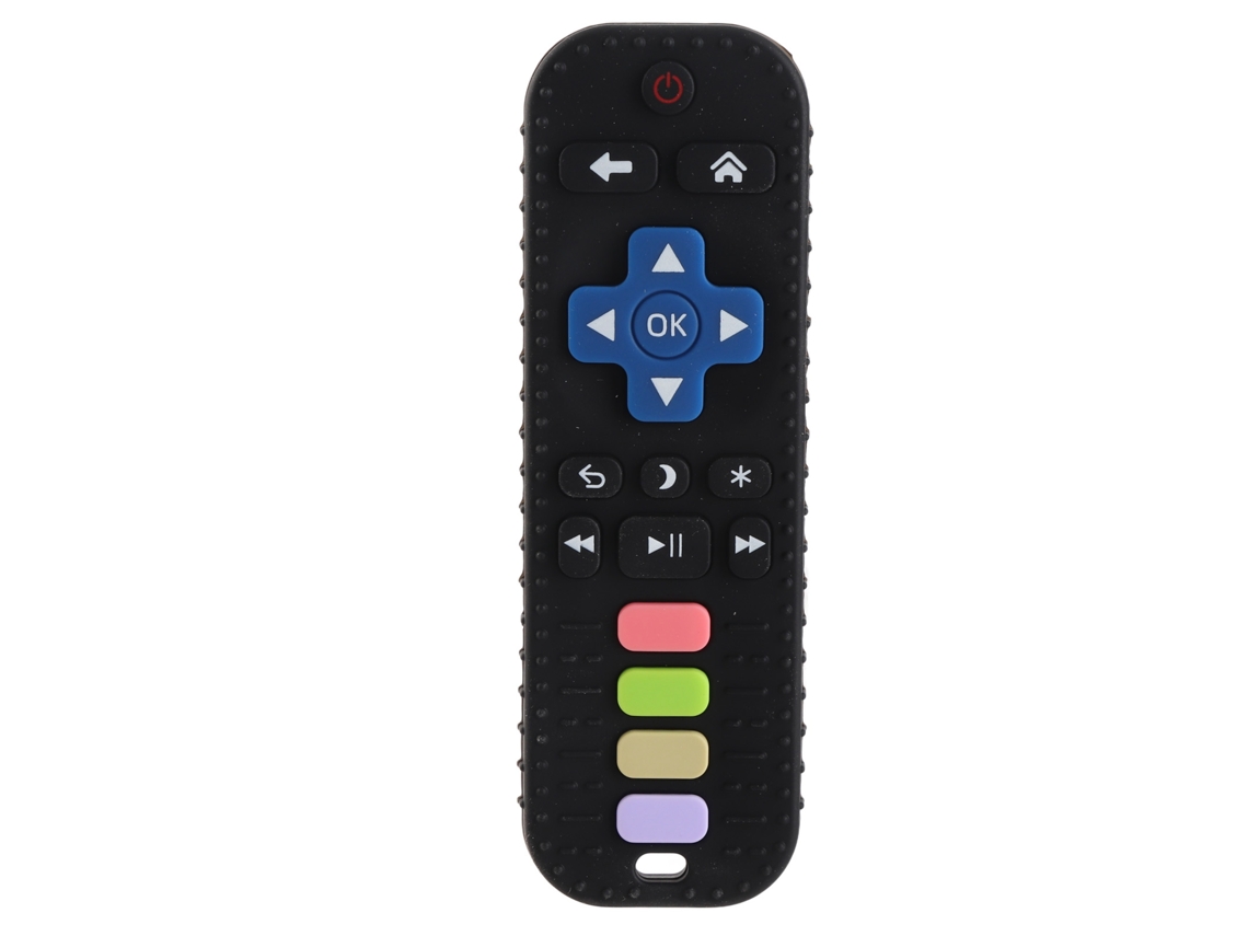 Mali brinquedo Mordedor Forma Controle Remoto Tv Silicone Desenvolvimento Sensorial Bebê