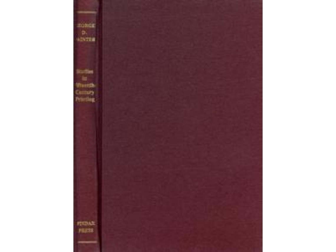 Livro Studies In Fifteenth-century Printing De G D Painter (inglês)