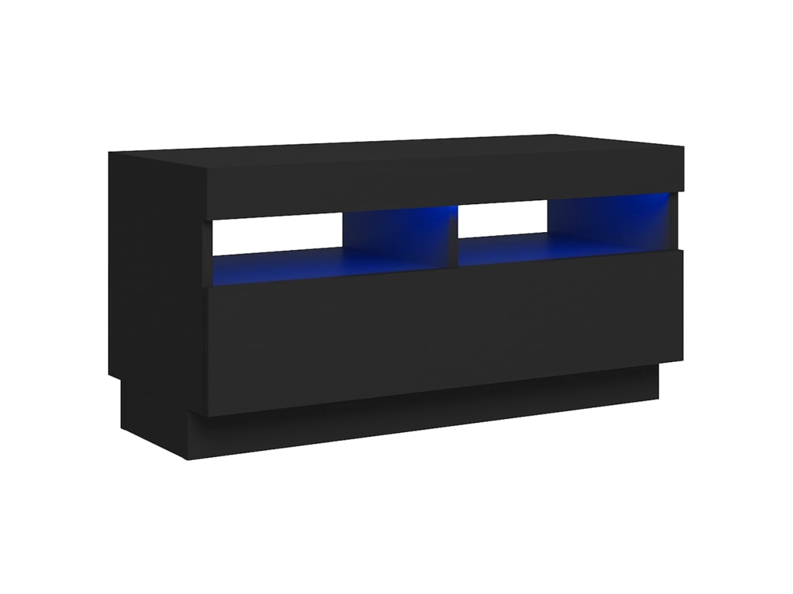 Tv Cabinet, Tv Cabinets Vidaxl Preto Madeira Processada (n/a)