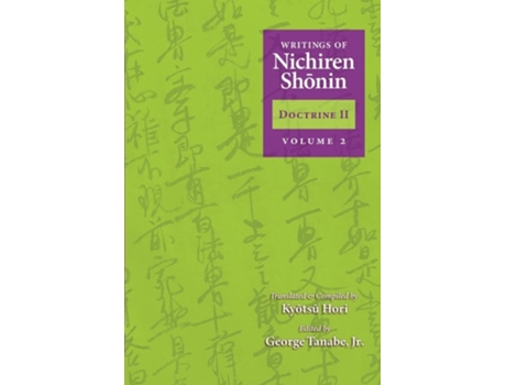 Livro Writings Of Nichiren Shonin Doctrine 2 Volume 2 De Nichiren, Nichiren Shonin Et Al. (inglês)