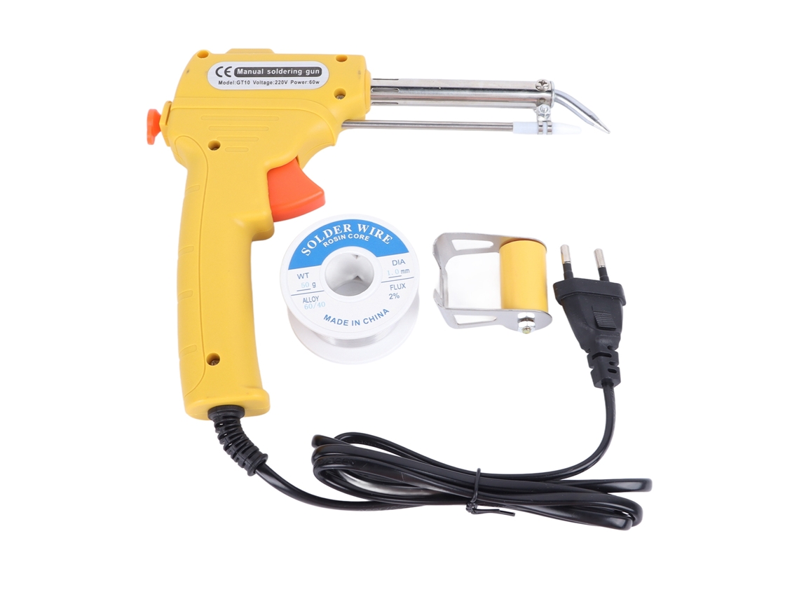 Pistola De Solda De 60w (manual De Aquecimento Externo, Com Fio De Solda Correspondente)