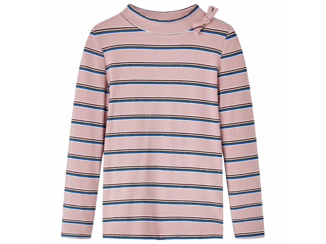 T-shirt De Manga Comprida Para Criança Rosa-claro 140
