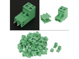 40 Conectores Bloco Terminal Ângulo Direito 5.08mm