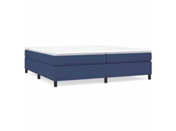 Box Spring Bed, Box Spring Beds Vidaxl Azul Tecido (200 X 200 Cm)