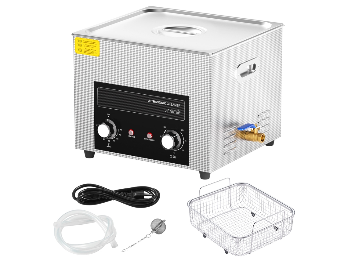 Limpador Ultrassônico Succebuy 15l Com Temporizador De Aquecimento E Cesto 360w