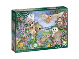 Falcon de Luxe Owls In The Wood 1000 Pcs Puzzle 1000 Unidades