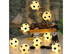 20 Luzes De Led Em Formato Bola Futebol Para Decoração, Modelos Modernos De Bolas Para Ambientes Internos, Luz Branca Quente, 3 Metros/6, 56 Pés