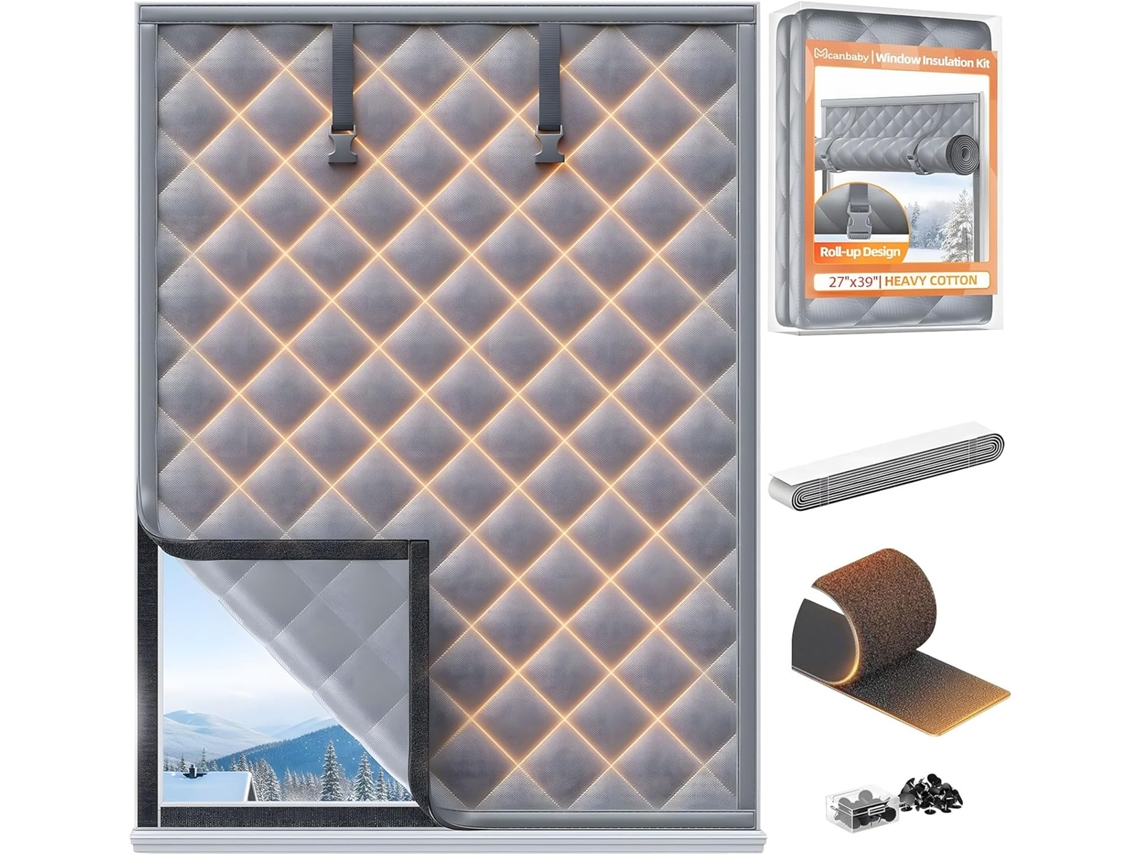 Conjunto de Isolamento de Janela para o Inverno, 4 Tailles, Casa de Passeio Ajustável por Tempo Frio,, SFUSHOS