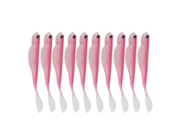2 Conjuntos Isca de Silicone Peixe Artificial Portátil