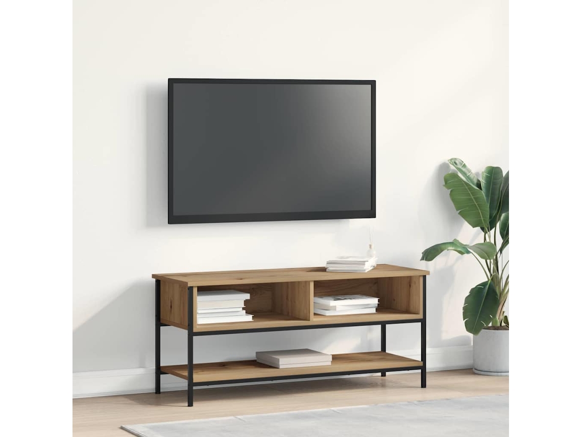 Vidaxl Conjunto De Móvel De Tv 100 X 35 X 45 Cm Carvalho Artesanal