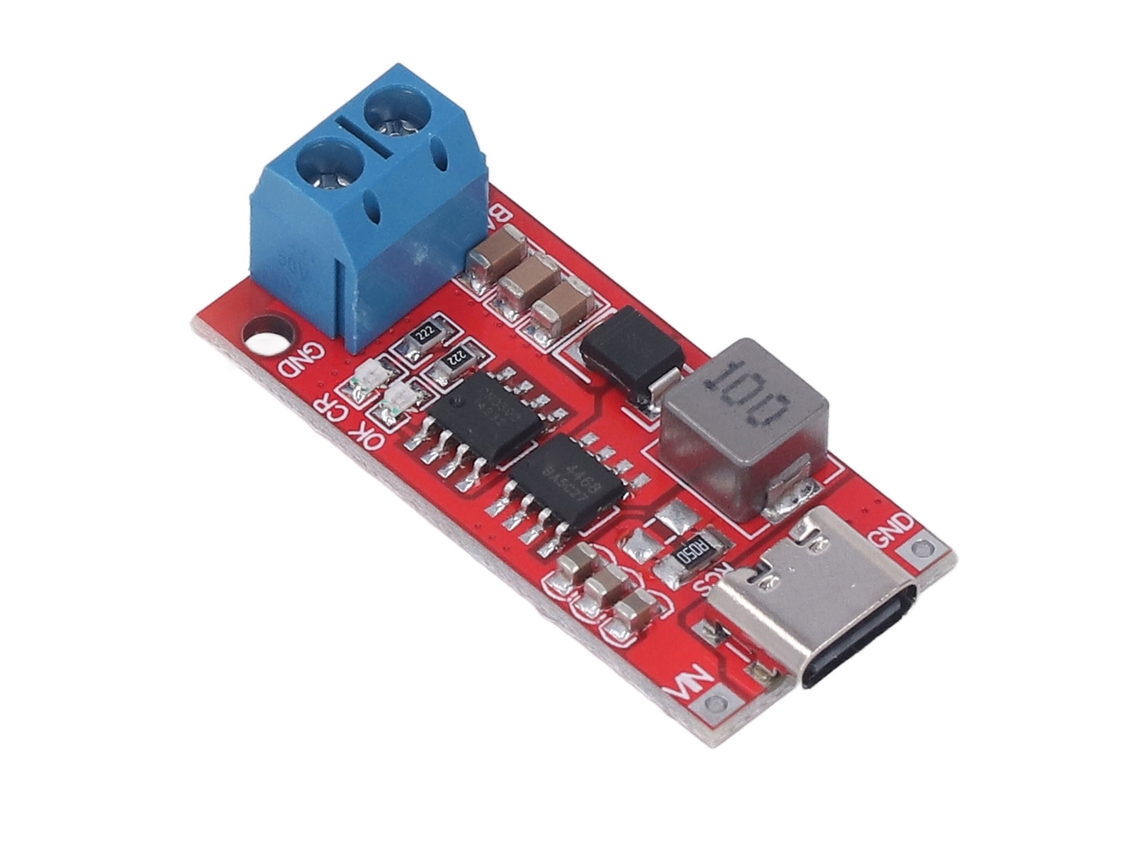 Módulo Carregador De Bateria 3s Com Boost Step Up, Tipo C, Pcb, Dc3‑6v 2a