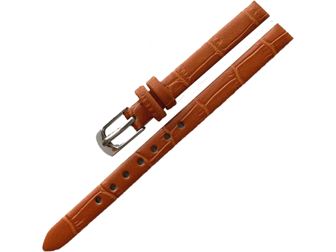 Pulseira de para com Couro Fivela Aço Inoxidável Água Ideal Design Padrão