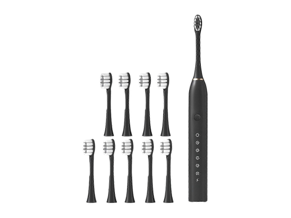 Escova De Dentes Elétrica 25-26 Com 10 Cabeças De Escova, 6 Modos De Limpeza, Escova De Dentes Elétrica Atualizada, Maior Vida Útil, Carregamento