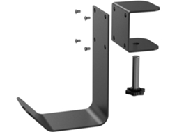 Suporte De Casque Compacto Sob A Mesa, Suporte De De Jogo Em Metal Robusto Com Pince Fácil De Instalar, Cabos