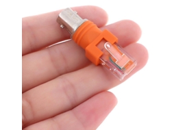 1 Adaptador De Acoplamento Coaxial Bnc Fêmea Para Rj45 Macho Hfmqv-aquaforge