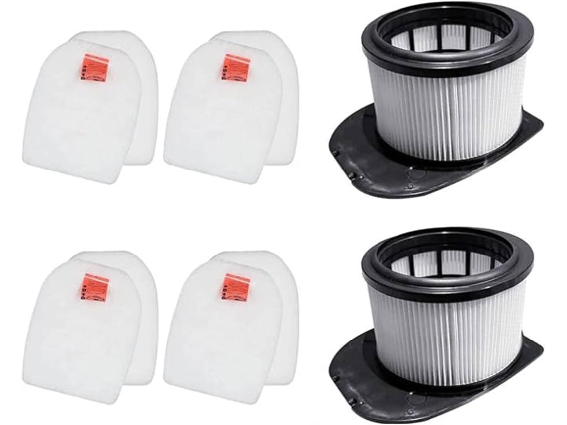 Kit Com 6 Filtros De Reposição Para Aspirador Pó Fio Shark Iz862h,