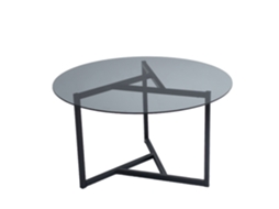 Mesa de Centro Mia em Vidro Temperado CONCEPT U