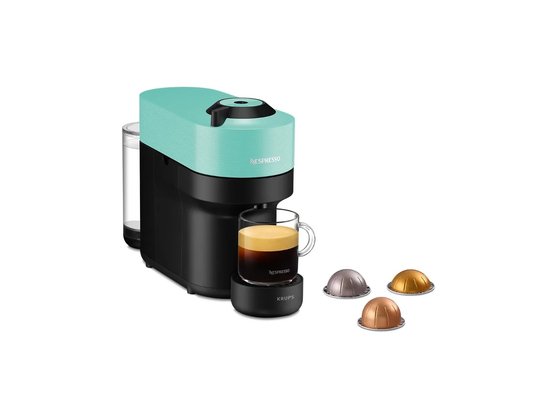 Máquina de Café KRUPS Nespresso Vertuo Pop XN9204 Menta