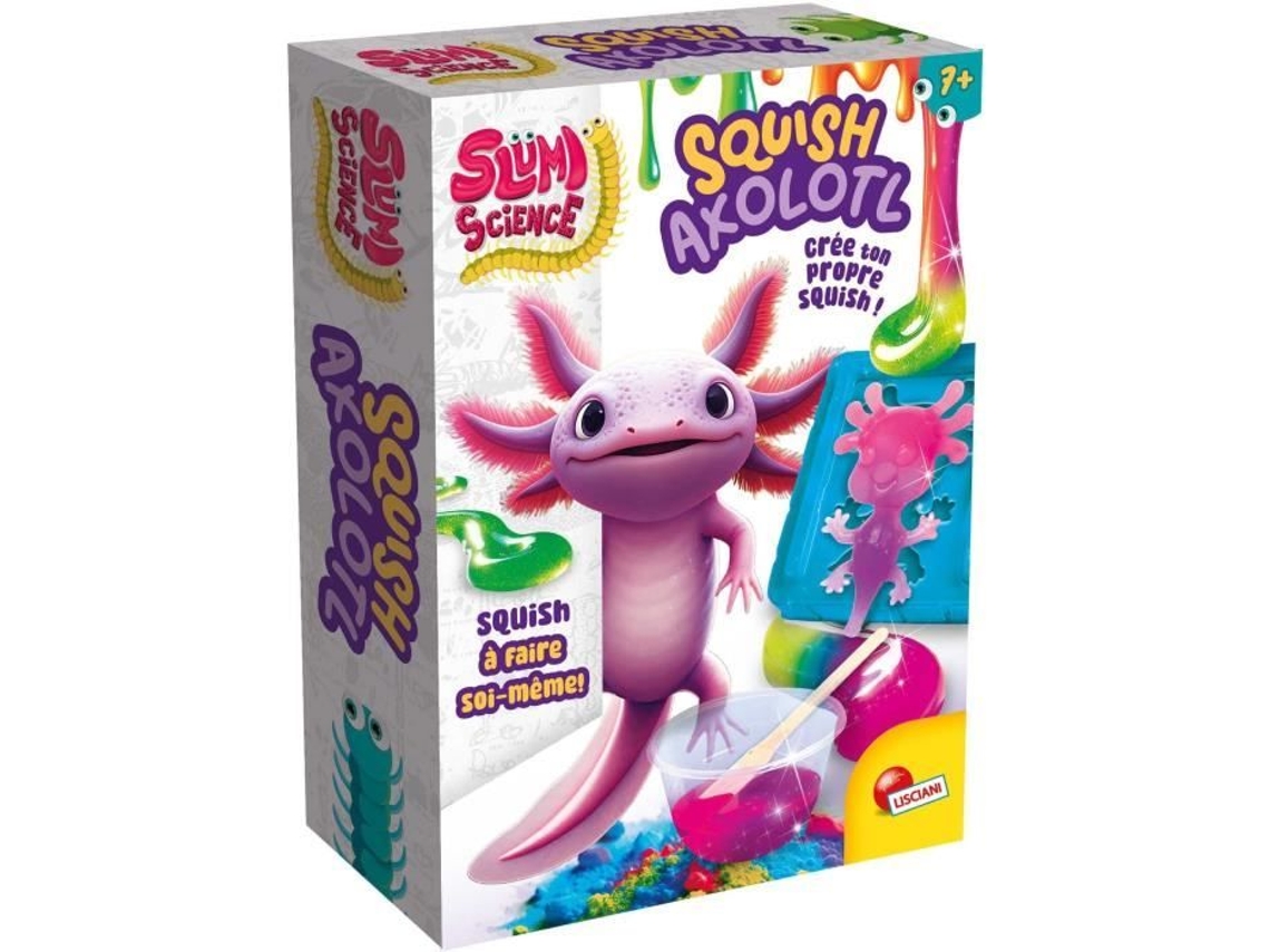 Pocket Axolotl Kit Científico Slumi Science Componentes Mágicos, Experiência Divertida Lisciani Giochi