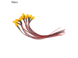 Lâmpadas Led Cromáticas 10mm 12v 0.06w 50pcs Sunflare